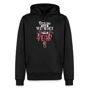 Traum Mystisch Schlafen - Männer Premium Bio Hoodie - Schwarz - Vorne - Nico (187cm)