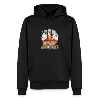 Albuquerque Ballon New Mexico Heißluftballon - Männer Premium Bio Hoodie - Schwarz - Vorne - Nico (187cm)