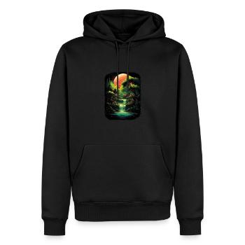 Bonsai Baum Bonsaischale Japanischer Baum - Männer Premium Bio Hoodie - Schwarz - Vorne - Nico (187cm)