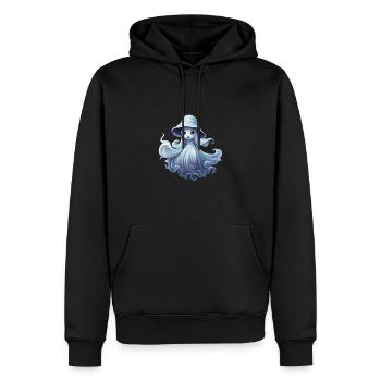 Niedlicher Freundlicher Geist für Kinder für - Männer Premium Bio Hoodie - Schwarz - Vorne - Nico (187cm)