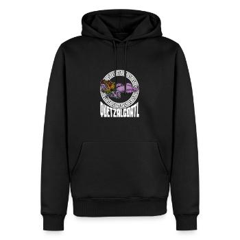 Quetzalcoatl Axolotl Mexico Aztecs Deity - Men’s Premium Organic Hoodie - black - Front - Nico (187cm)