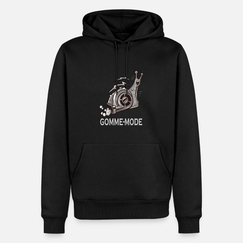 Gommemode - Männer Premium Bio Hoodie - Schwarz