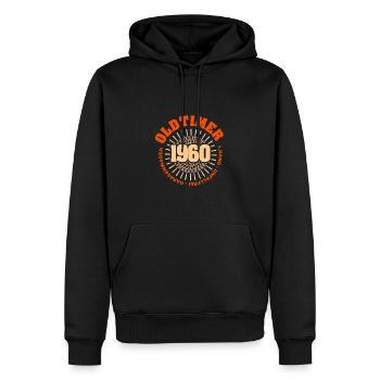 Jahr 1960 - Männer Premium Bio Hoodie - Schwarz - Vorne - Nico (187cm)