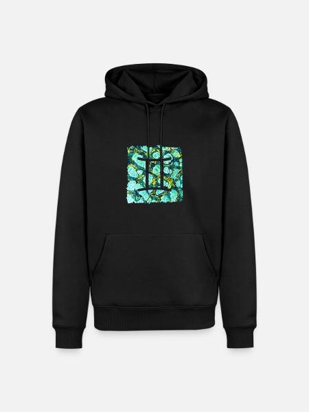 Gemini E 241 - Men’s Premium Organic Hoodie - black