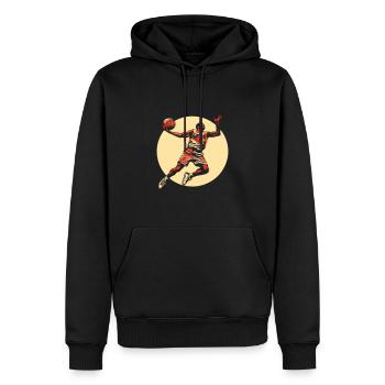 Slam Dunk Meisterwerk - Männer Premium Bio Hoodie - Schwarz - Vorne - Nico (187cm)