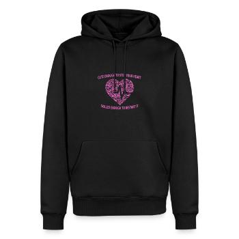 Krankenschwester Krankenpflegerin Ärztin Geschenk - Männer Premium Bio Hoodie - Schwarz - Vorne - Nico (187cm)