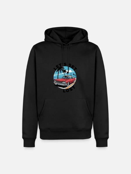 Let’s Get Lost - Men’s Premium Organic Hoodie -