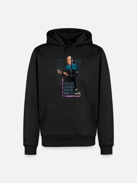 Star Trek Voyager Medical Emergency - Men’s Premium Organic Hoodie - black
