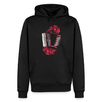 Akkordeon Akkordeonspieler Geschenk - Männer Premium Bio Hoodie - Schwarz - Vorne - Nico (187cm)