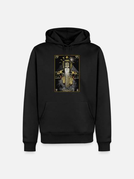 Ancient Night - Men’s Premium Organic Hoodie - black