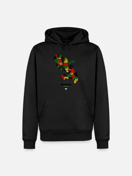 martinique RVJN - Sweat à capuche Premium bio Homme - noir