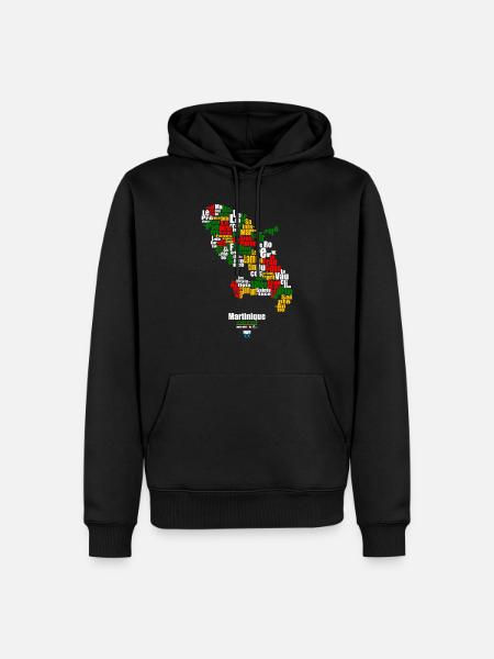 martinique RVJB - Sweat à capuche Premium bio Homme - noir