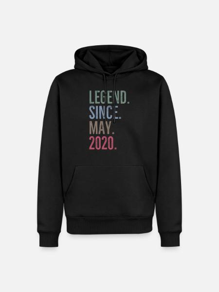 Legend Since May 2020 - Men’s Premium Organic Hoodie - black