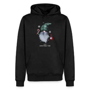 Wichtel love - Männer Premium Bio Hoodie - Schwarz - Vorne - Nico (187cm)