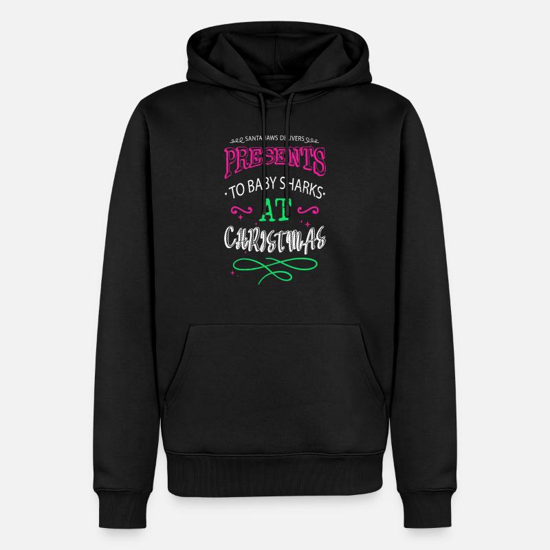 dinosaurs computer bodybuilder dinosaur tshirt - Männer Premium Bio Hoodie - Schwarz