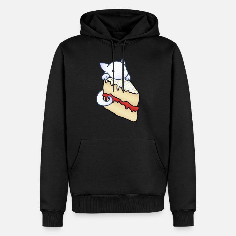 Biskuit - Männer Premium Bio Hoodie - Schwarz