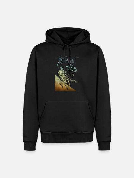 Bicycling for Ladies - Men’s Premium Organic Hoodie - black