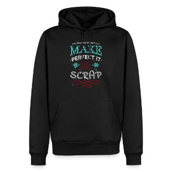 statement men a carpenters prayer tshirts - Männer Premium Bio Hoodie - Schwarz - Vorne - Nico (187cm)