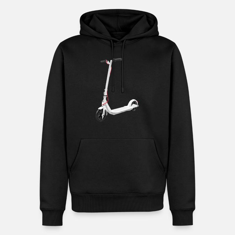 Sportroller - Männer Premium Bio Hoodie - Schwarz