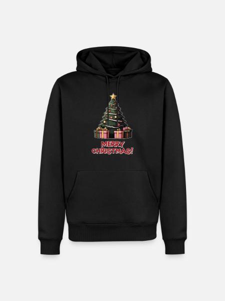 Merry Christmas - Men’s Premium Organic Hoodie - black