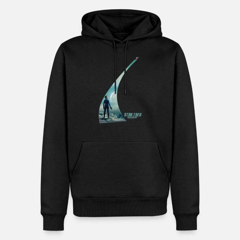 Star Trek Discovery Michael Burnham Phaseur - Sweat à capuche Premium bio Homme - noir