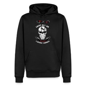 Kärnten - Men’s Premium Organic Hoodie - black - Front - Nico (187cm)