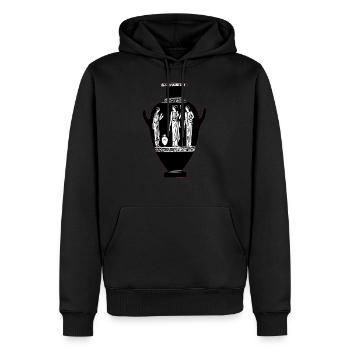 Vase Töpferwaren, Antikes Griechenland - Männer Premium Bio Hoodie - Schwarz - Vorne - Nico (187cm)