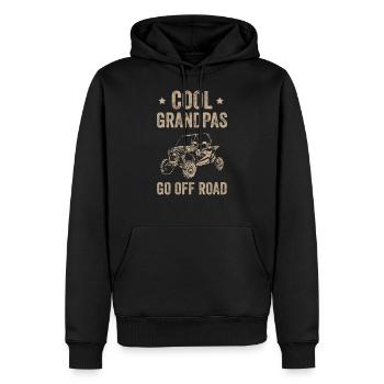 Cool Grandpas gehen Off Road UTV Geschenk 4 Wheele - Männer Premium Bio Hoodie - Schwarz - Vorne - Nico (187cm)