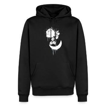 Satan Rose Messer Geschenk Satanist Messer Grufti - Männer Premium Bio Hoodie - Schwarz - Vorne - Nico (187cm)