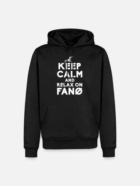 Fanö Möwen Nordseeinsel - Männer Premium Bio Hoodie - Schwarz
