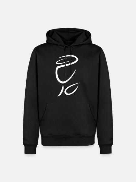 tulip - Men’s Premium Organic Hoodie - black