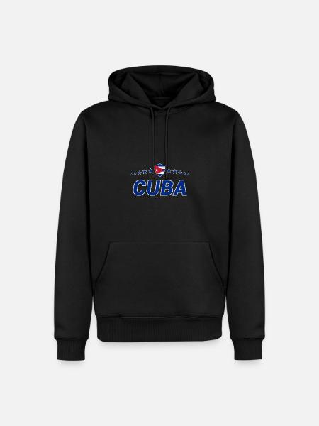 Cuba - Men’s Premium Organic Hoodie - black