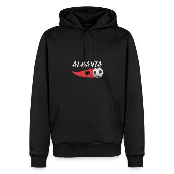 Albaner Albanisch Albanien - Männer Premium Bio Hoodie - Schwarz - Vorne - Nico (187cm)