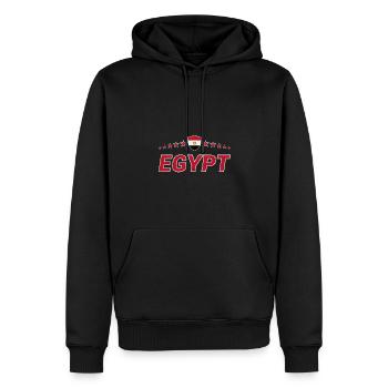 Ägypten - Männer Premium Bio Hoodie - Schwarz - Vorne - Nico (187cm)