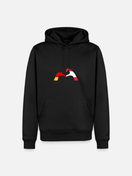 Austrians Germany Austria - Men’s Premium Organic Hoodie - black