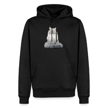 Persian - Men’s Premium Organic Hoodie - black - Front - Nico (187cm)