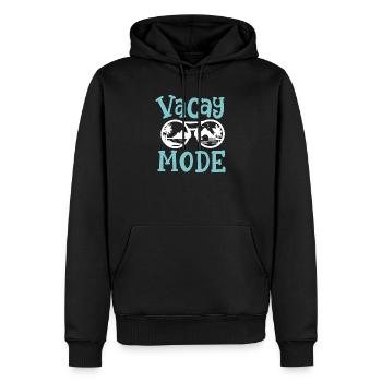 Kreuzfahrturlaub - Männer Premium Bio Hoodie - Schwarz - Vorne - Nico (187cm)