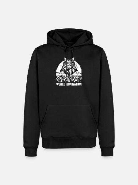 World Domination 1 - Men’s Premium Organic Hoodie - black