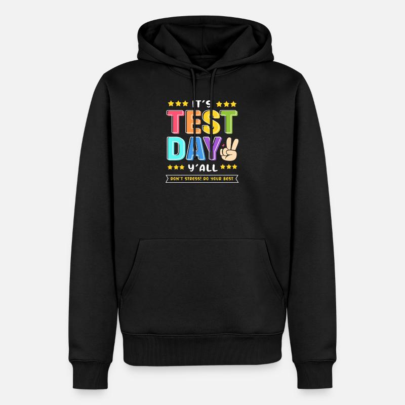 Lehrer Prüfung - Männer Premium Bio Hoodie - Schwarz