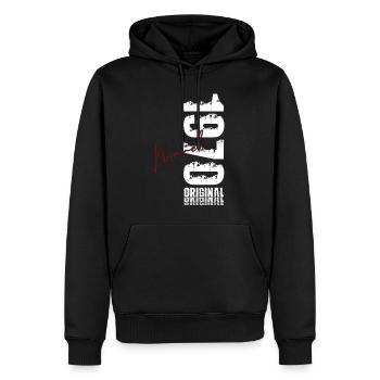 56th Birthday Gift Husband Wife March 1970 - Men’s Premium Organic Hoodie - black - Front - Nico (187cm)