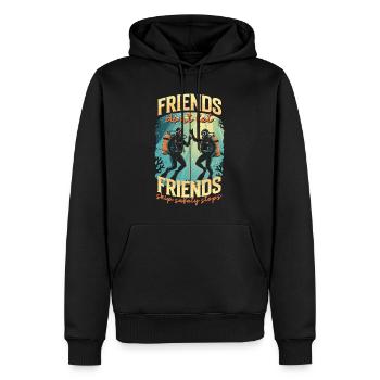 Taucher Sporttauchen Tauchen Skip Safety Stops - Männer Premium Bio Hoodie - Schwarz - Vorne - Nico (187cm)