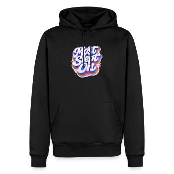 La plupart des Sleep On Retro Neon 3D - Sweat à capuche Premium bio Homme - noir - Devant - Nico (187cm)