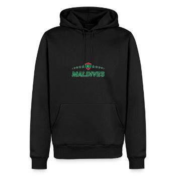 Malediven - Männer Premium Bio Hoodie - Schwarz - Vorne - Nico (187cm)