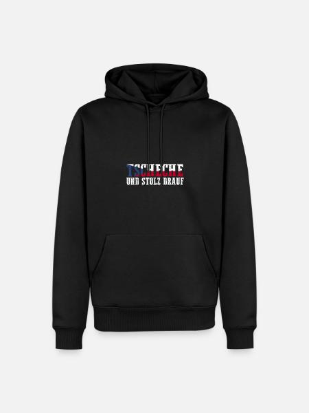 Tschechen Tschechisch Tschechien - Männer Premium Bio Hoodie - Schwarz