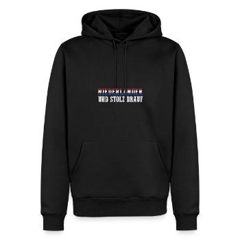 Pays-Bas Pays-Bas Pays-Bas - Sweat à capuche Premium bio Homme - noir - Devant - Nico (187cm)