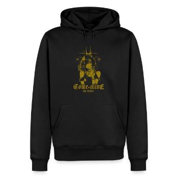 All Fears Come Alive - Männer Premium Bio Hoodie - Schwarz - Vorne - Nico (187cm)