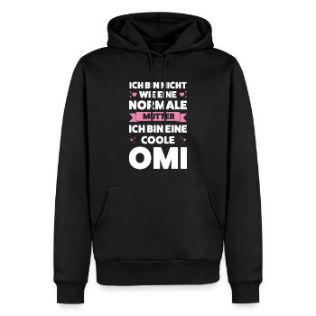 Oma Großmutter Großmütter Geschenk - Männer Premium Bio Hoodie - Schwarz - Vorne - Nico (187cm)