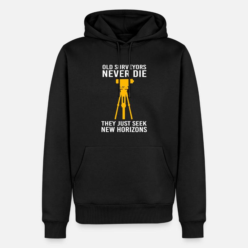 Landvermesser - Männer Premium Bio Hoodie - Schwarz