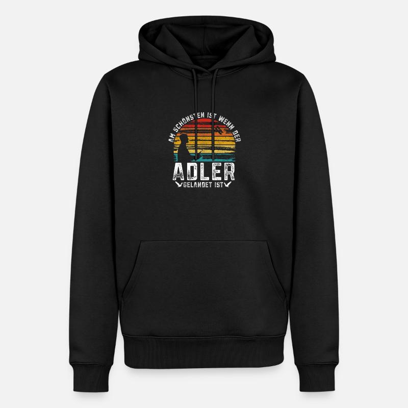 Modellfugzeug Testpilot Modellflug Pilot Geschenk - Männer Premium Bio Hoodie - Schwarz