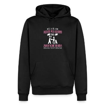 Pflegekraft Ich bin Altenpflegerin und zweifache - Männer Premium Bio Hoodie - Schwarz - Vorne - Nico (187cm)